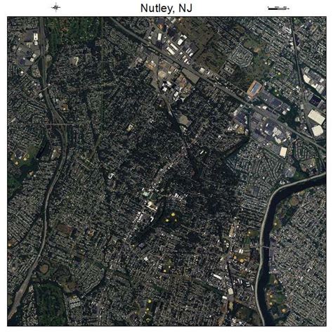 Aerial Photography Map of Nutley, NJ New Jersey