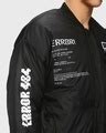Buy Men's Black Error Typography Oversized Bomber Jacket Online at Bewakoof