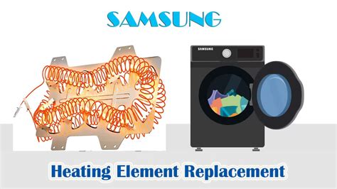 Samsung dryer heating element replacement at home