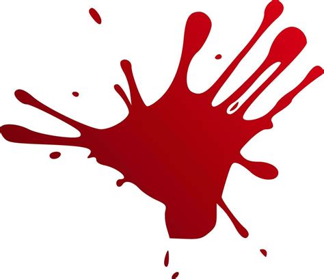 Red blood splatter stain vector illustration 25902041 Vector Art at ...