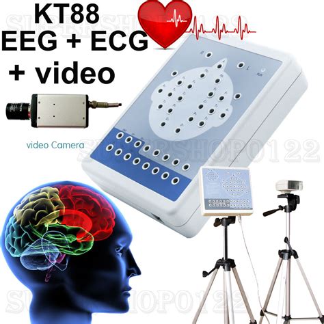 EEG Machine KT88 Digital Brain Electric Activity Mapping 18 Channel+ECG ...