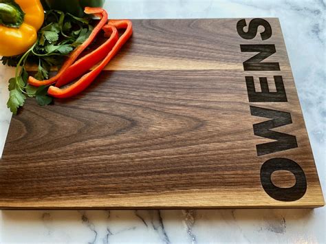 Personalized Wooden Chopping Board, Custom Cutting Board W Last Name ...