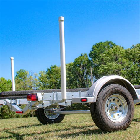 #2181 EZ Loader 96BS 17-20 3100 Galvanized Trailer w Guides