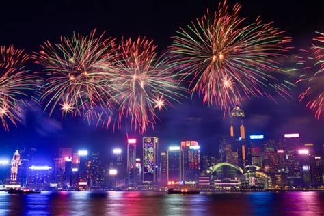 Hong Kong holds fireworks display to celebrate Chinese Lunar New Year