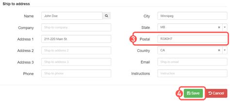 Delivery address: Invalid address postal code format [Solution] : Support for Smarter Fulfillment