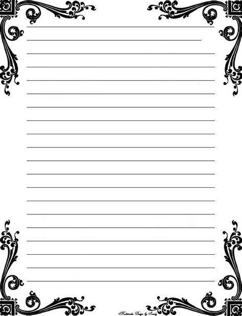 Paper Borders Printables - Free Free Printable Border Designs For Paper ...