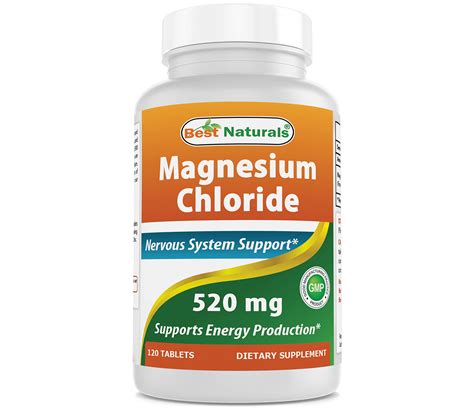 Amazon.com: TNVitamins Magnesium Chloride 520 Mg - 100 Tablets: Health ...