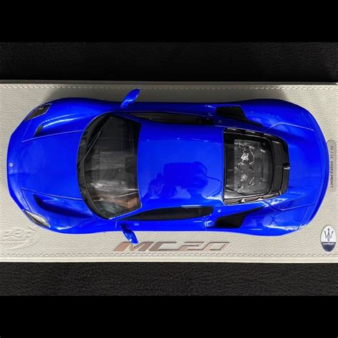 Maserati MC20 2020 Blue / Blu Infinito 1/18 BBR Models P18191E1