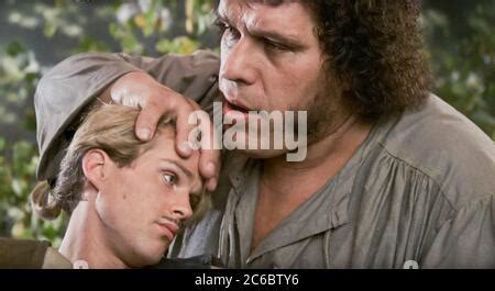 CARY ELWES, ANDRE THE GIANT, THE PRINCESS BRIDE, 1987 Stock Photo - Alamy