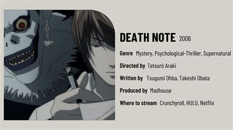 From Death Note to Erased: Top 10 short anime series for beginners ...