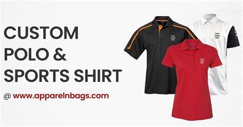 Design your own Custom Polo Shirts Online at ApparelnBags