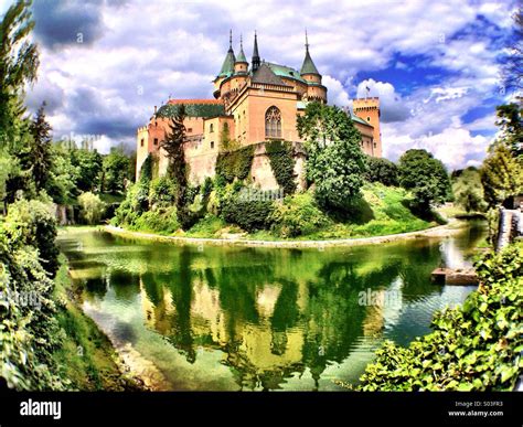 Historic Bojnice Castle, one of Slovakia's top tourist attractions Stock Photo: 309864887 - Alamy