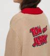 Women's Tom and JerryV-neck Loose Knit Sweater Jacket トム＆ジェリールーズV ネック ...