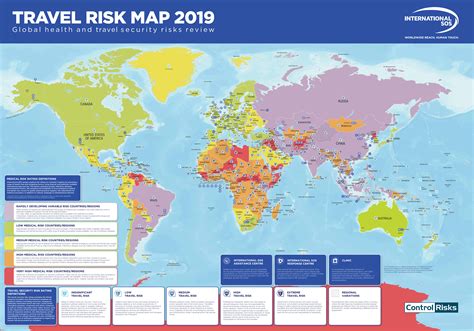 The worst and safest countries for travel - Vivid Maps