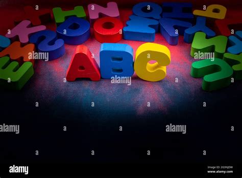 Abc Colored Alphabet Letters Isolated On White Backgr - vrogue.co