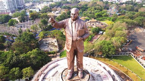 World's Tallest Dr.B.R. Ambedkar Statue in Hyderabad | 125 Feet Tall ...