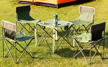 Portable Folding Table + 4 Chair Set $35.60 (Orig $90) + Free Shipping - Simple Coupon Deals