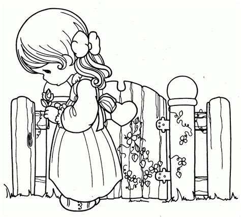 Free Precious Moments Praying Coloring Pages, Download Free Precious Moments Praying Coloring ...