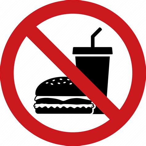 Ban, banned, drinks, food, no, outside, sign icon - Download on Iconfinder