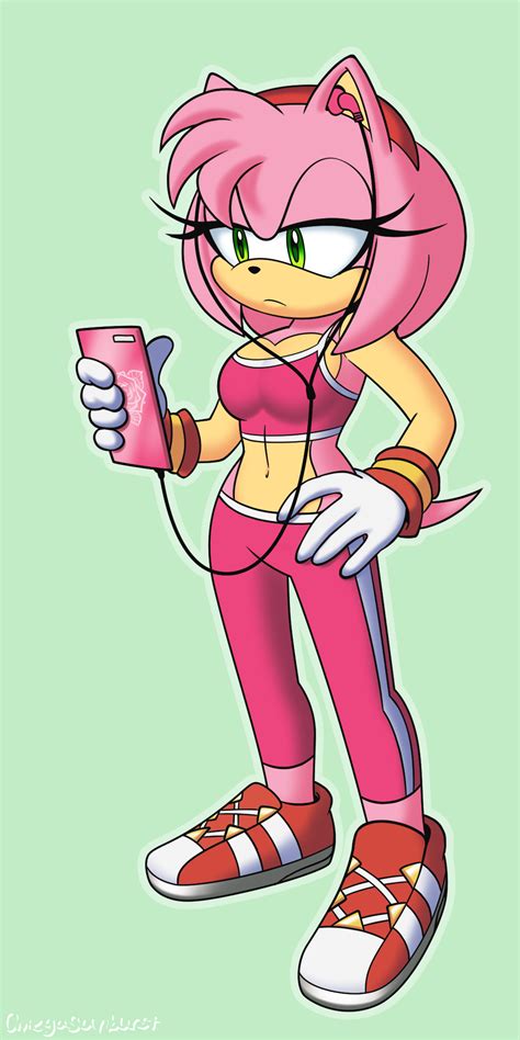 AmyFit by OmegaSunBurst on DeviantArt | Amy rose, Sonic and amy, Amy ...