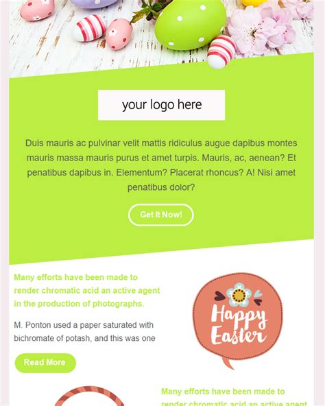 54 FREE Easter Email Templates for SendBlaster