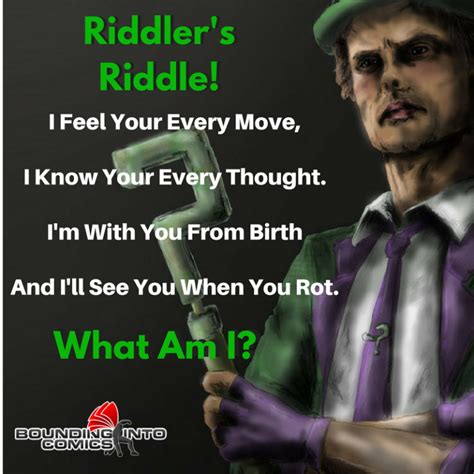 Riddler's Riddle: I Feel Your Every Move... - Bounding Into Comics