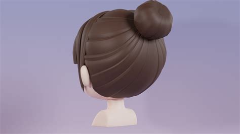 ArtStation - Chibi Female Hair Style 04 | Resources