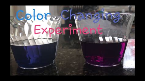 Color-Changing Science Experiment! - YouTube