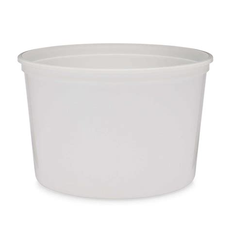 64 oz White PP Round Snap-Lock Container | Berlin Packaging