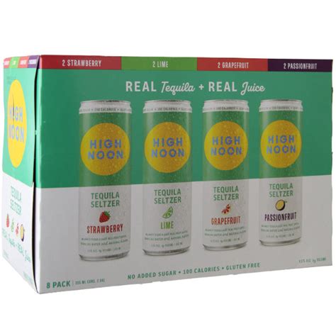 High Noon Tequila Seltzer Variety 8 Pack (8-355Ml) | Webster Wine & Spirits