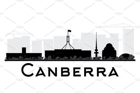 Canberra City skyline | People Illustrations ~ Creative Market