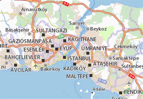 MICHELIN Beşiktaş map - ViaMichelin