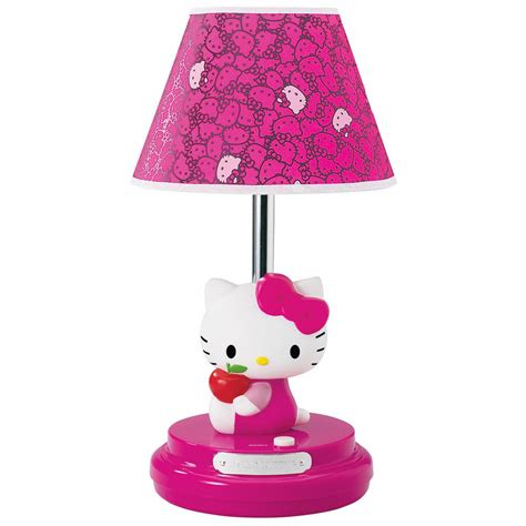 Hello Kitty 16.5 in. Pink Hello Kitty Table Lamp-KT3095AM - The Home Depot