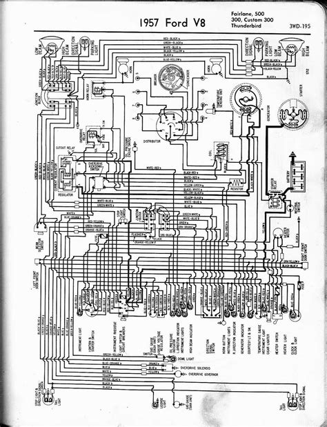 1957 Thunderbird Wiring Diagram