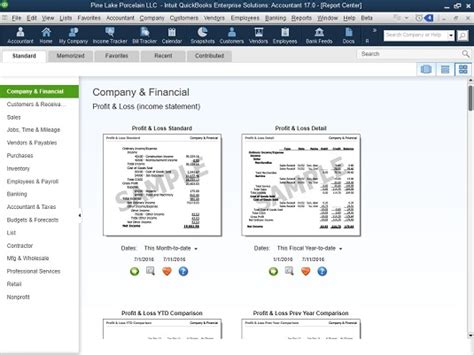 Report Categories in QuickBooks 2017 - dummies