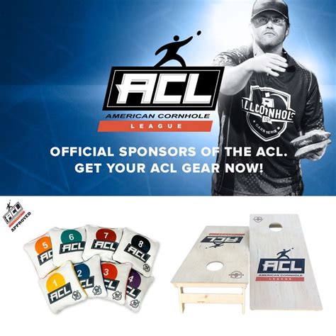 ACL Cornhole Products | Cornhole, League, Custom cornhole boards