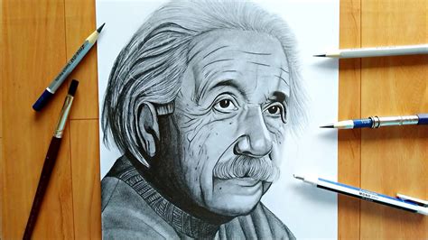 Drawing Albert Einstein - YouTube