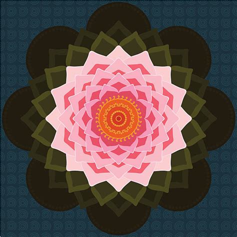 Lotus Flower Top View Illustrations, Royalty-Free Vector Graphics ...