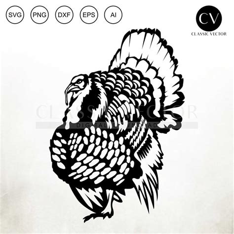 Turkey Svg, Turkey Png, Turkey Silhouette, Turkey Vector, Tu - Inspire ...