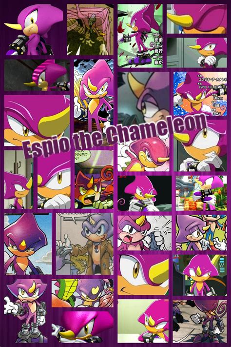 Espio the Chameleon by PrincessEmerald7 on DeviantArt