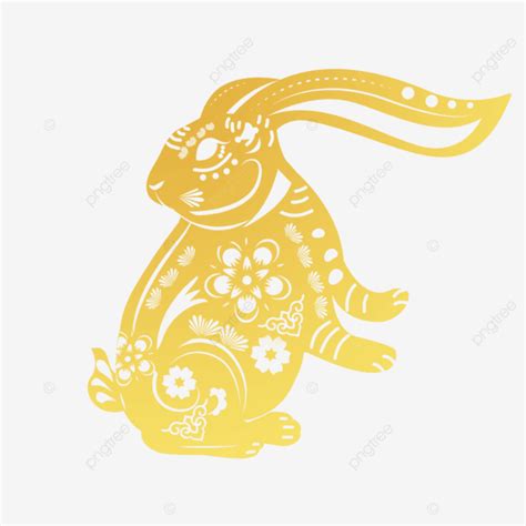 Chinese New Year PNG Image, Chinese New Year Year Of The Rabbit Paper ...