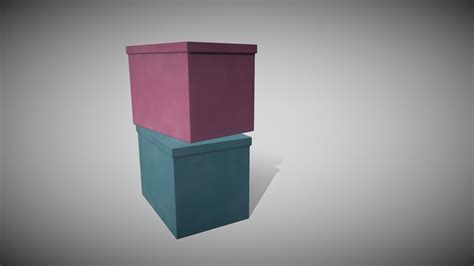 Two Simple Storage Boxes - Download Free 3D model by janexx (lookig for work) (@janexx) [2c2c862 ...