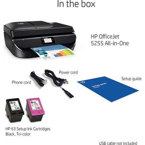 Hewlett Packard OfficeJet 5255 Wireless All-in-One Printer, HP Instant ...