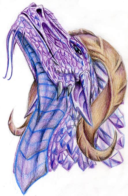 Amethyst dragon by furball891 on DeviantArt