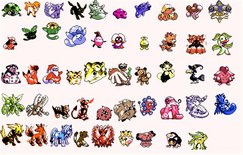 Pokemon Gold 'n' Silver colored Beta Sprites 51-99 by louiehit123 on DeviantArt