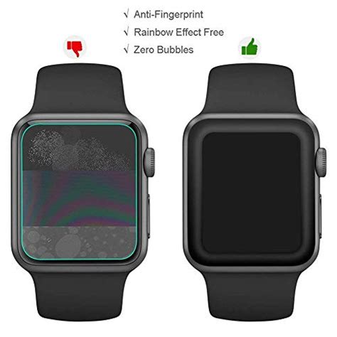 [2 - Pack] Apple Watch Screen Protector 44mm, Series 5 Screen Protector ...