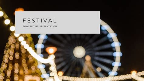 Festival Presentation Template | Google Slides Themes