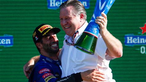 Daniel Ricciardo: McLaren boss Zak Brown pays tribute to outgoing ...