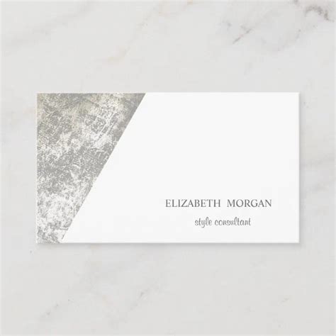 Modern Simple,Minimalist,White Business Card | Zazzle