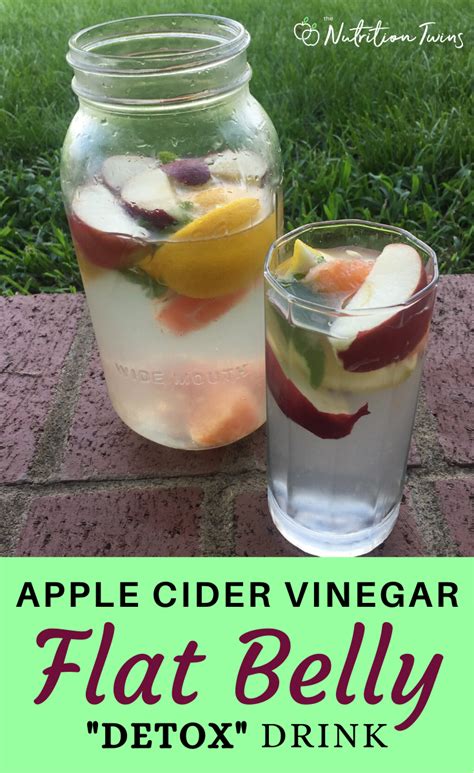 Apple Cider Vinegar Detox Drink - Nutrition Twins